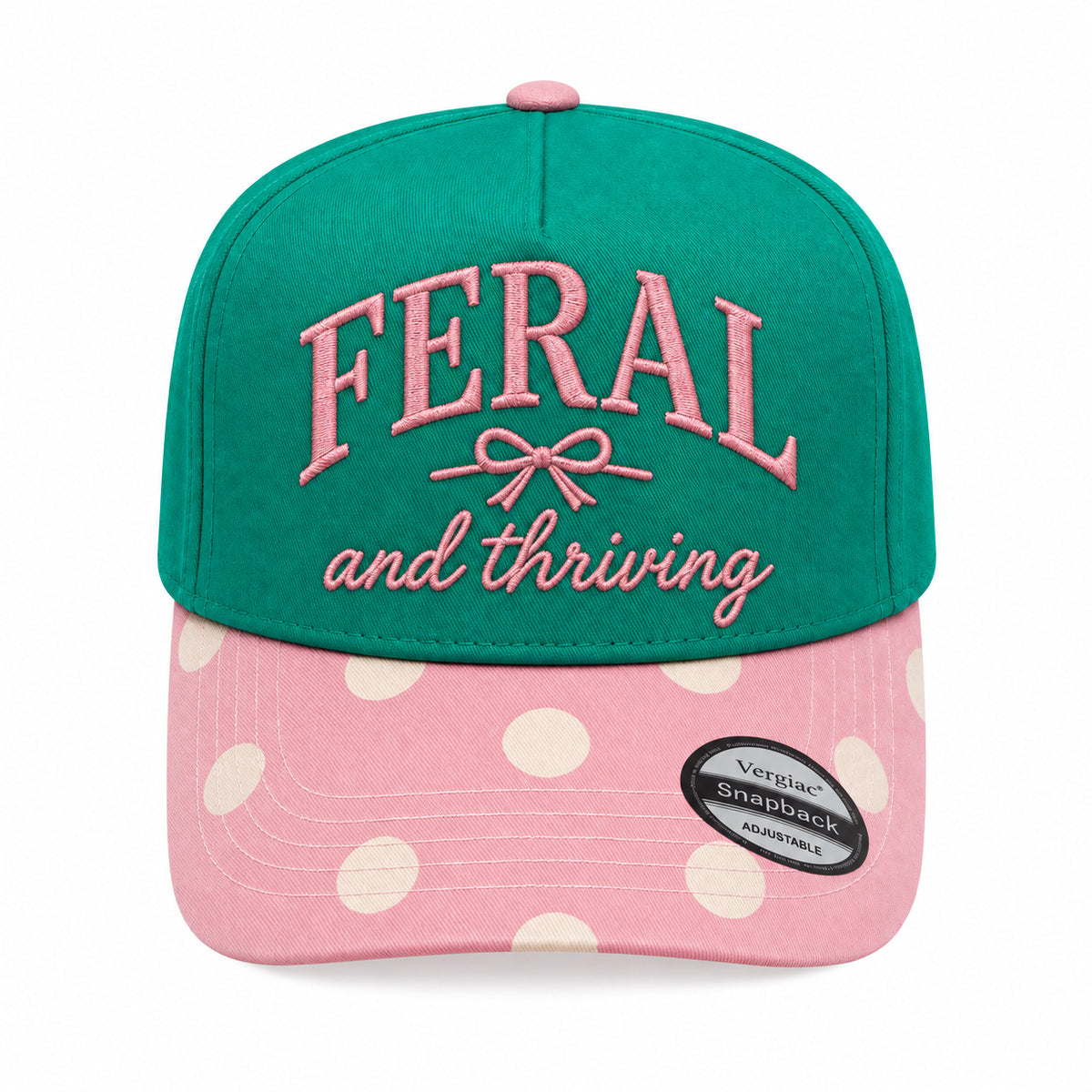 Feral And Thriving 5-Panel Trucker Hat