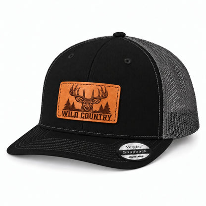 Wild Country Leather Patch Trucker Hat
