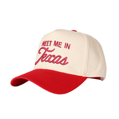 Meet Me In Texas Embroidered Trucker Hat