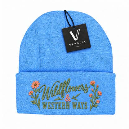 Wildflowers & Western Ways Embroidered Knit Beanie