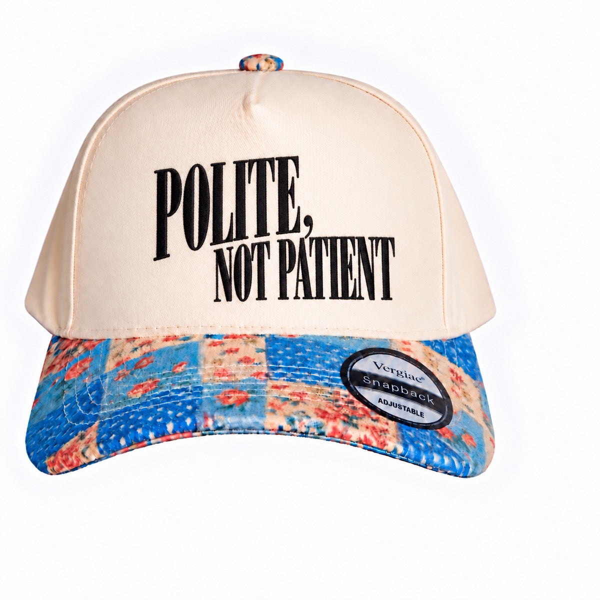 Polite, Not Patient 5-Panel Trucker Hat