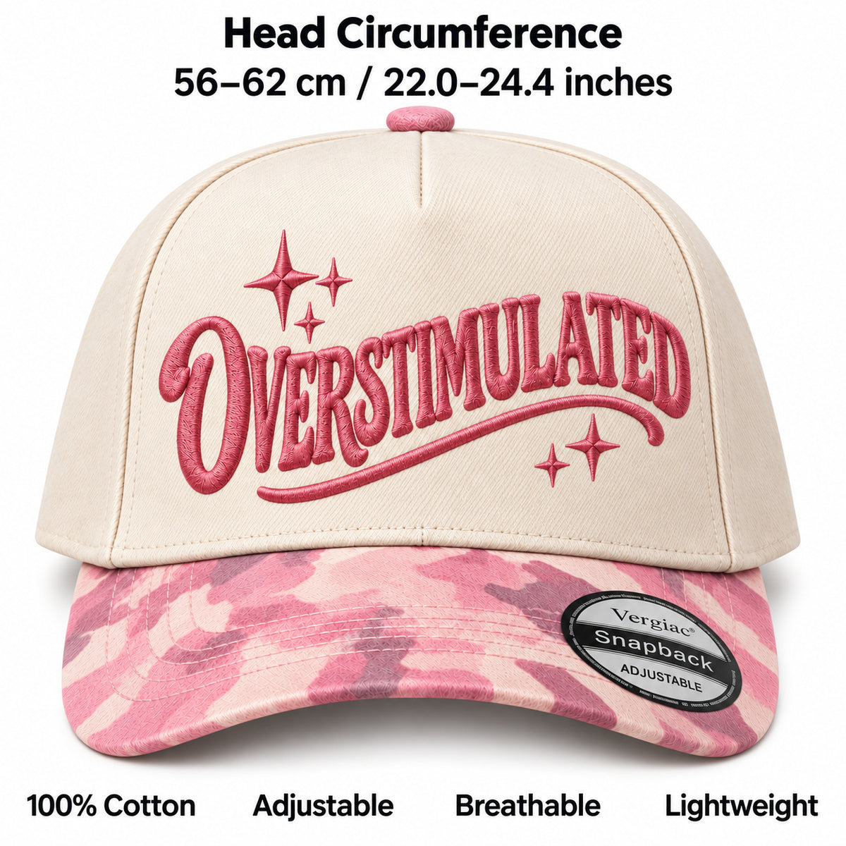 Overstimulated Star 5-Panel Trucker Hat