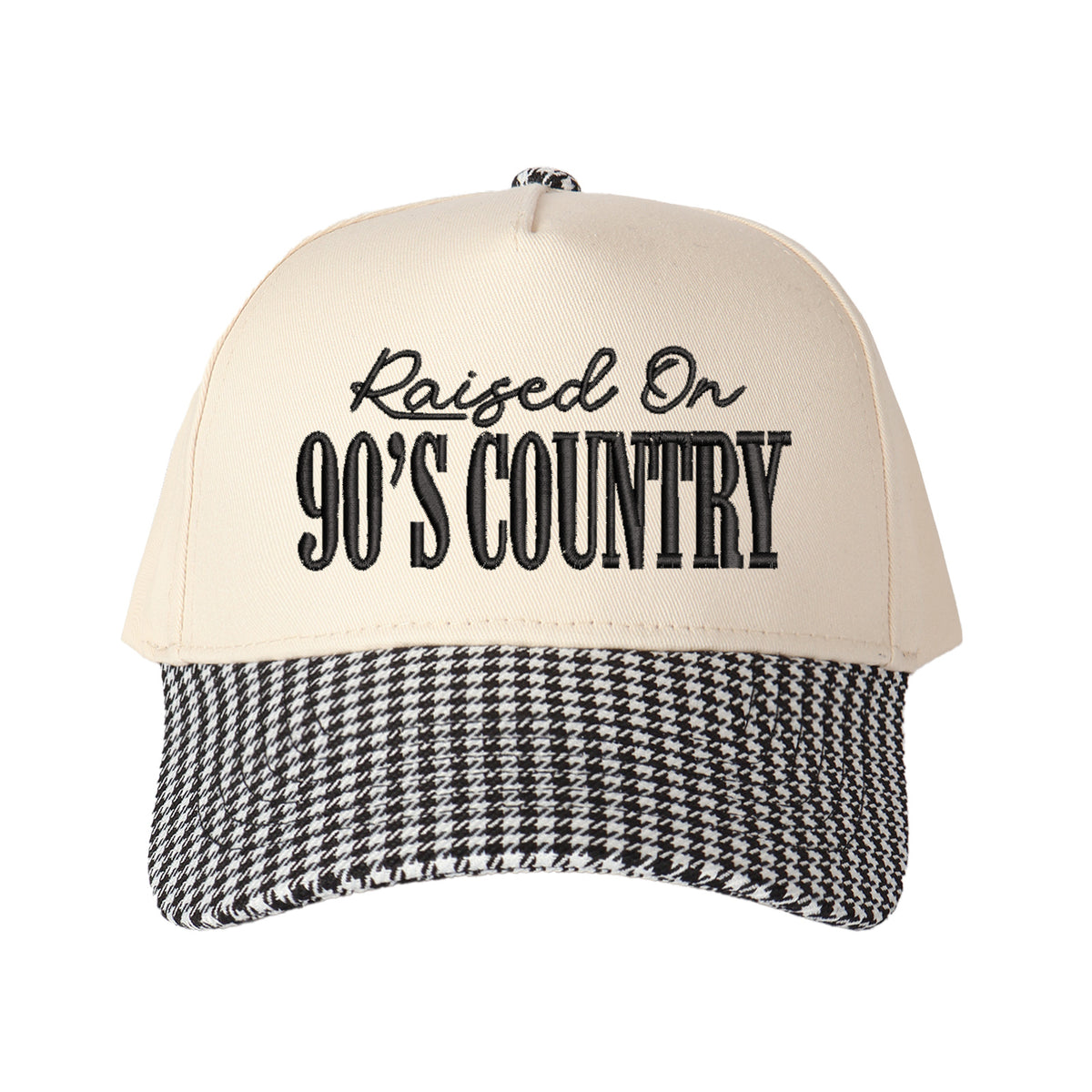 Raised On 90's Country Embroidered Trucker Hat