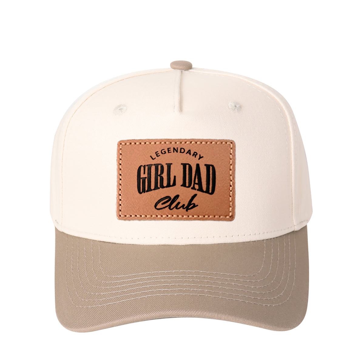 Legendary Girl Dad Club Leather Patch Trucker Hat