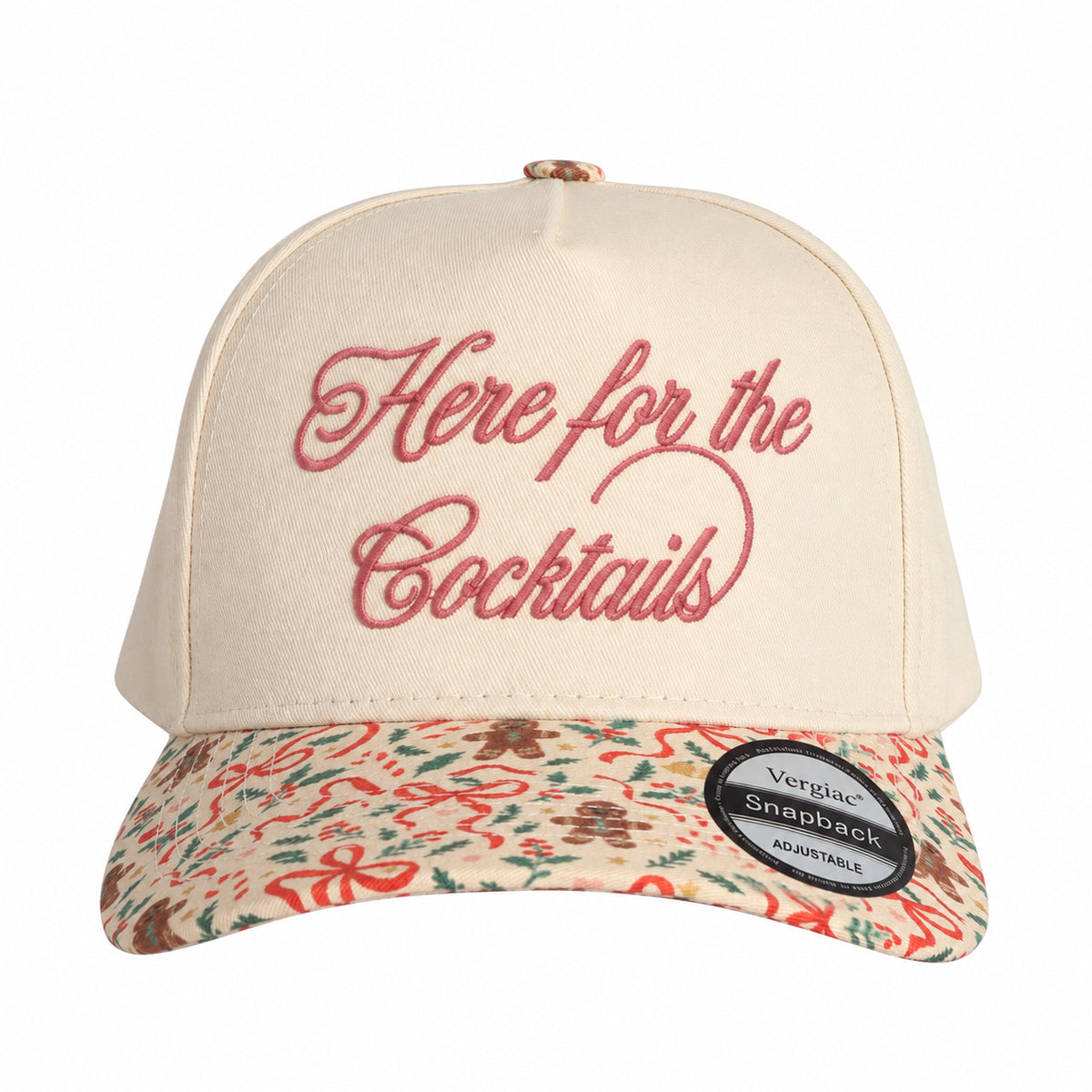 Here For The Cocktails 5-Panel Trucker Hat