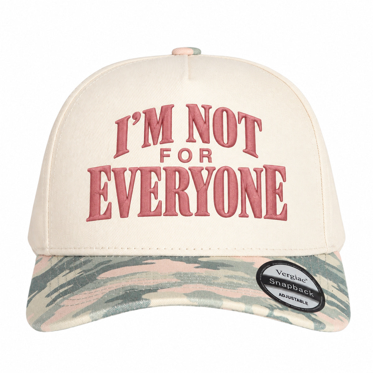 Im Not For Everyone Vintage 5-Panel Trucker Hat