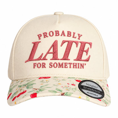 Probably Late For Somethin 5-Panel Trucker Hat