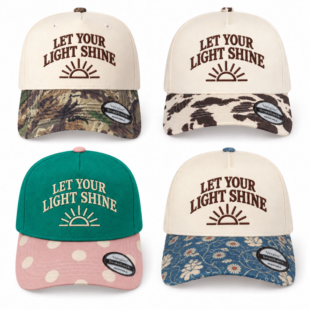 Let Your Light Shine 5-Panel Trucker Hat