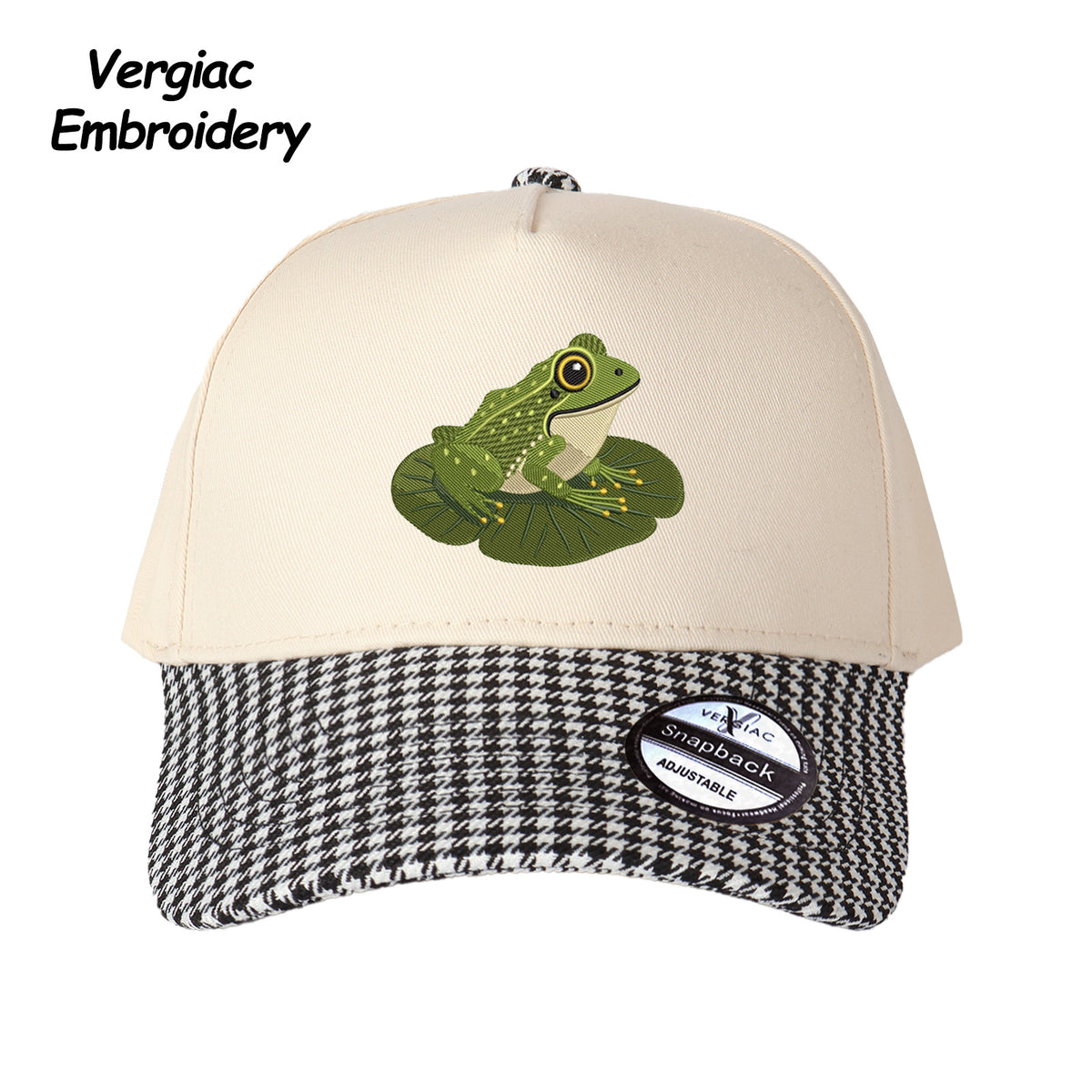 Frog Embroidered Trucker Hat