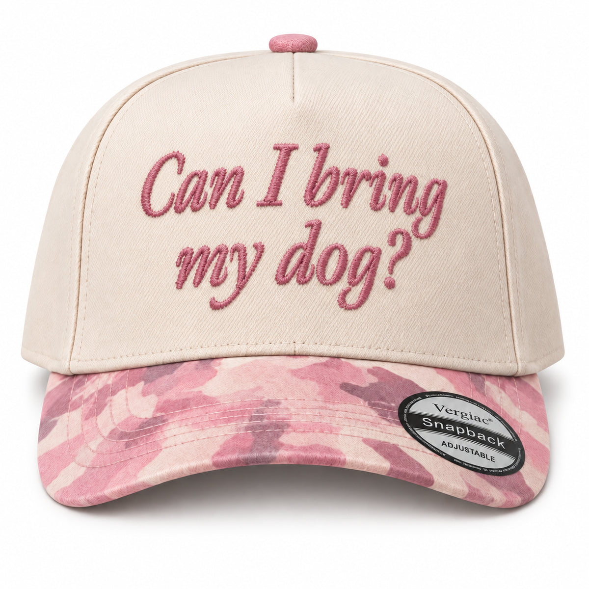 Can I Bring My Dog Pet-themed 5-Panel Trucker Hat