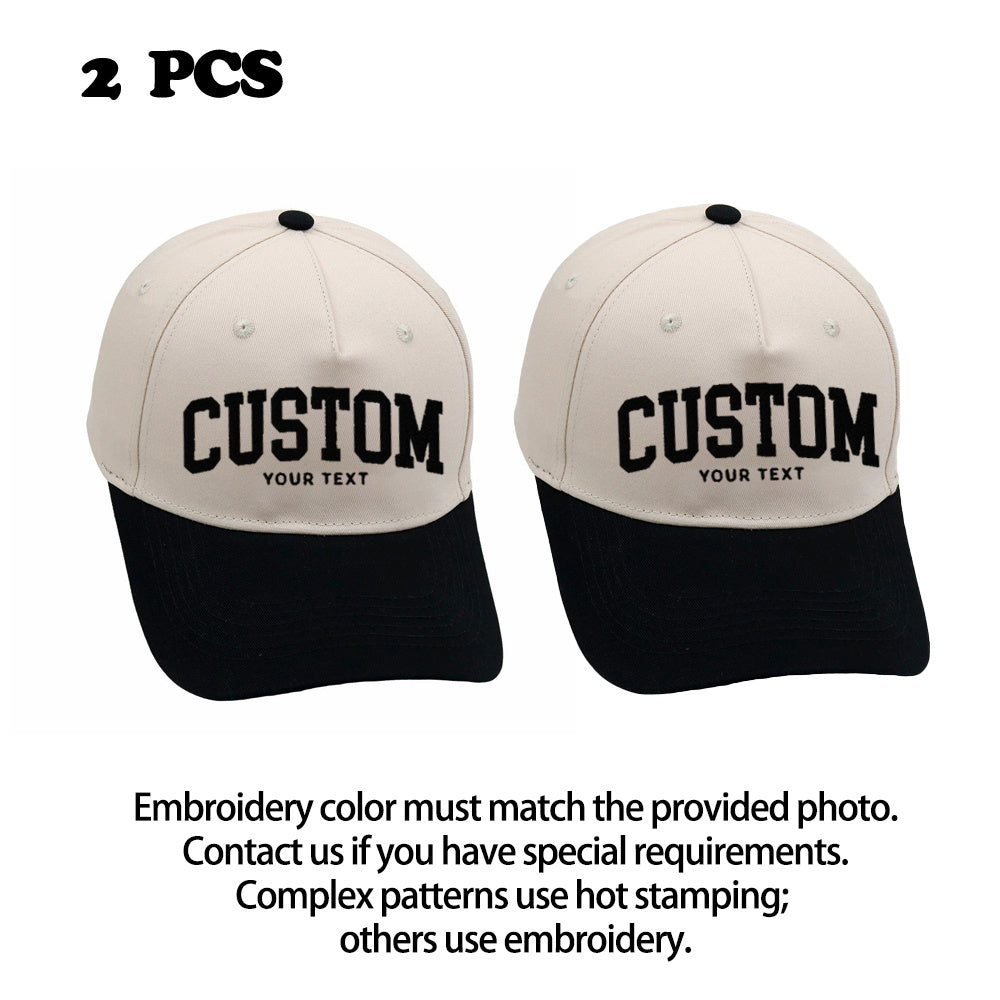 Custom Embroidered Trucker Hats (2-Pack)