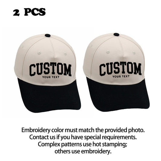 Custom Embroidered Trucker Hats (2-Pack)
