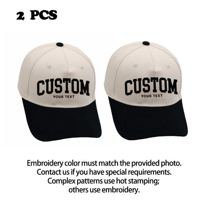 Custom Embroidered Trucker Hats (2-Pack)