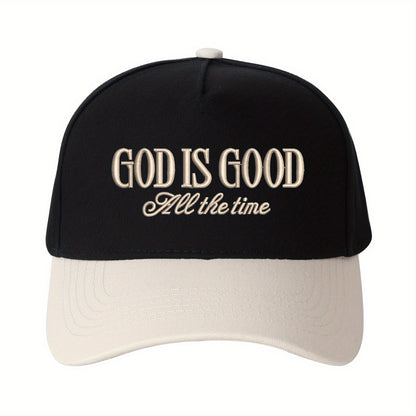 God Is Good All the Time Embroidered Trucker Hat