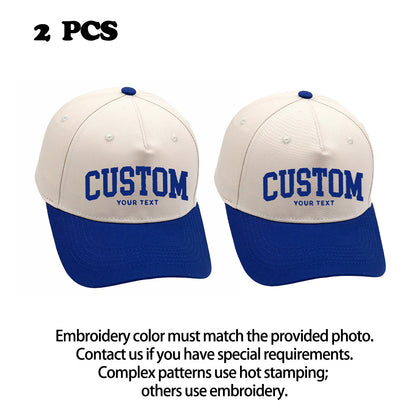 Custom Embroidered Trucker Hats (2-Pack)
