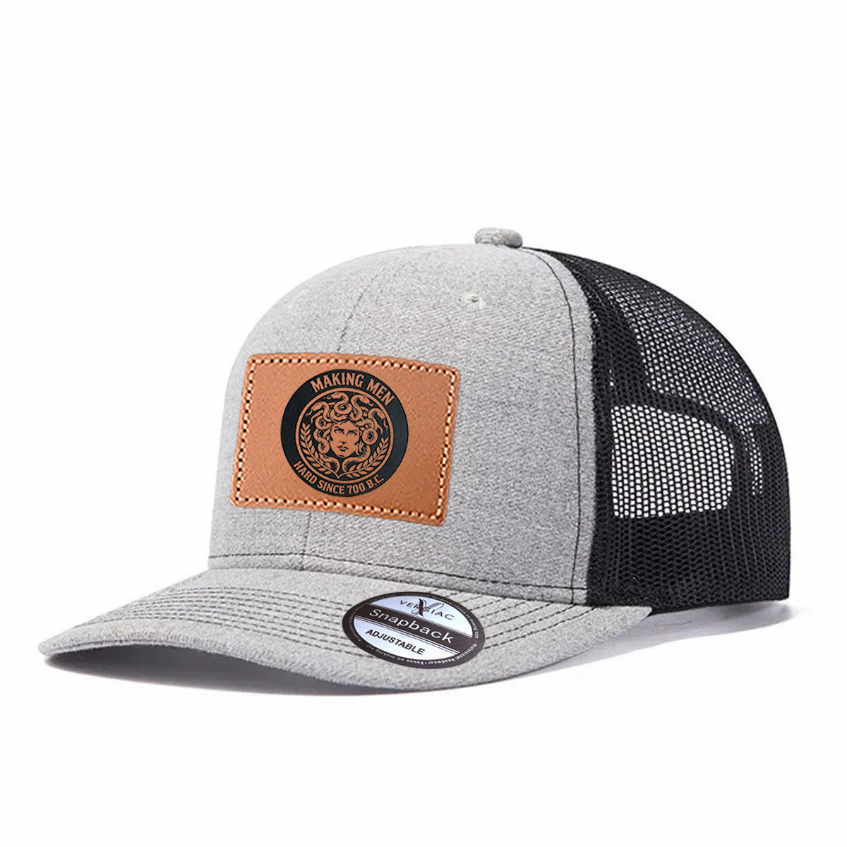 Making Men Hard Since 700 B.c Leather Patch Trucker Hat