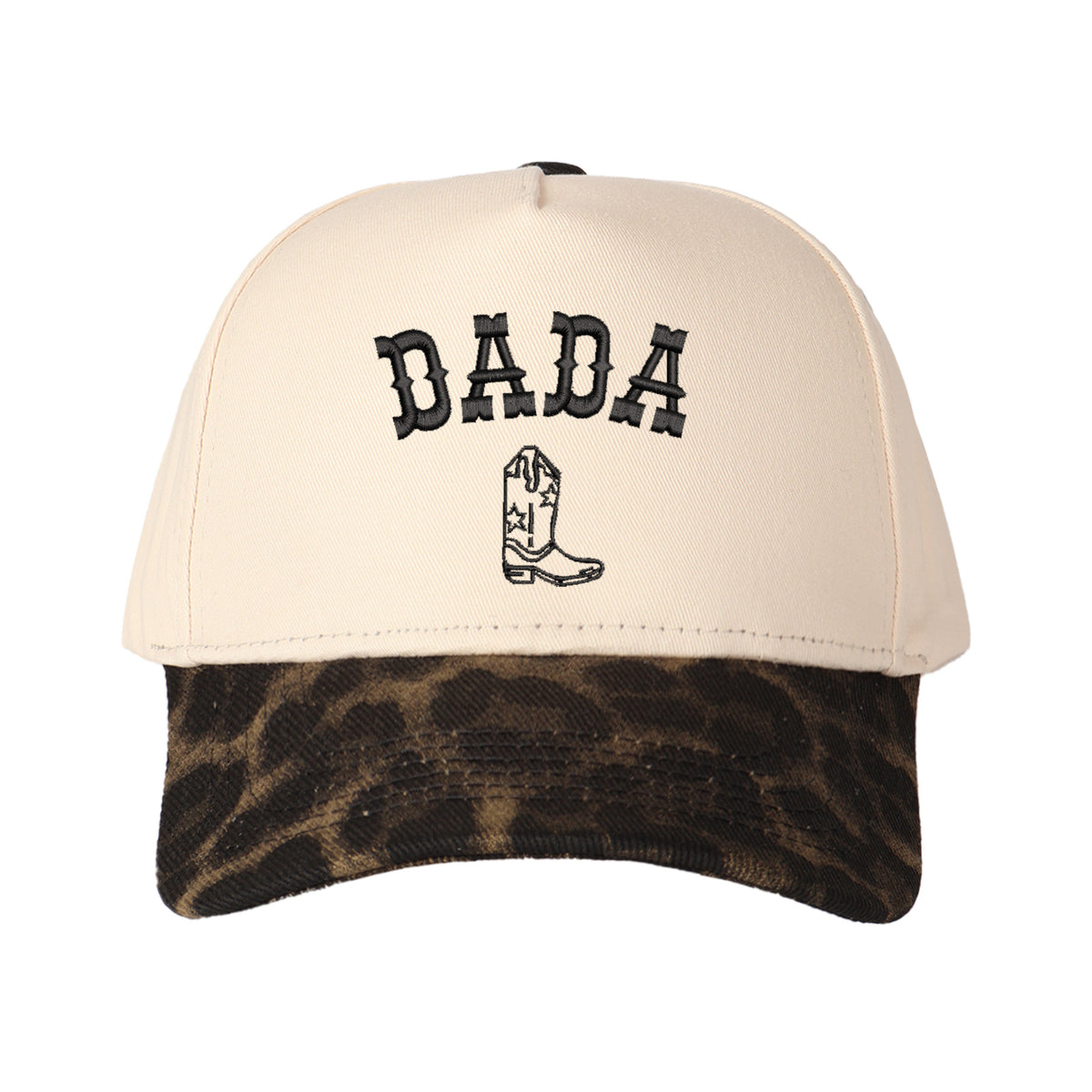 Father's Day Arched Dada Letter And Boot Embroidered Trucker Hat