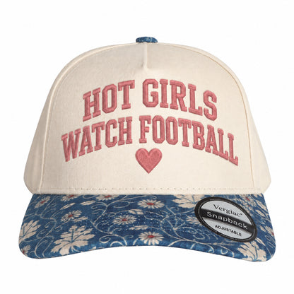 Hot Girls Watch Football 5-Panel Trucker Hat