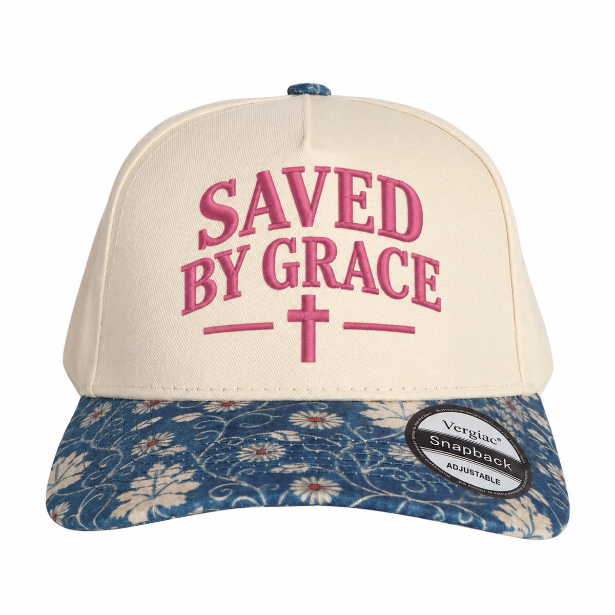 Saved By Grace 5-Panel Trucker Hat