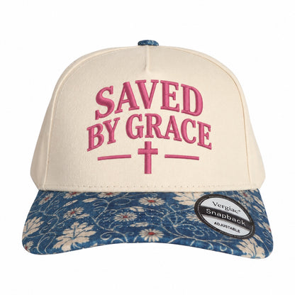 Saved By Grace 5-Panel Trucker Hat