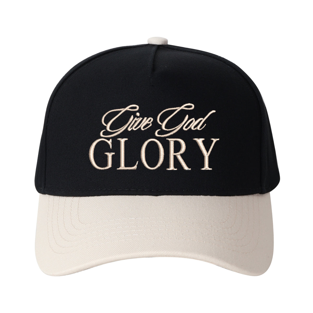 Give God Glory Embroidered Trucker Hat