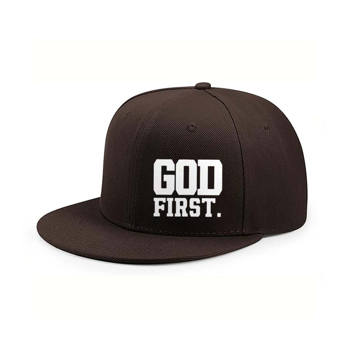 God First. Embroidered Trucker Hat
