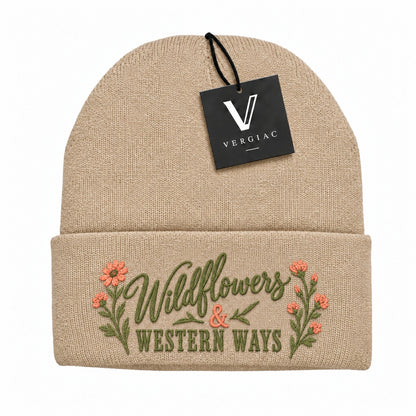 Wildflowers & Western Ways Embroidered Knit Beanie