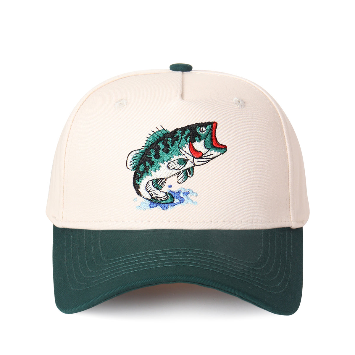 Largemouth Bass Embroidered Trucker Hat