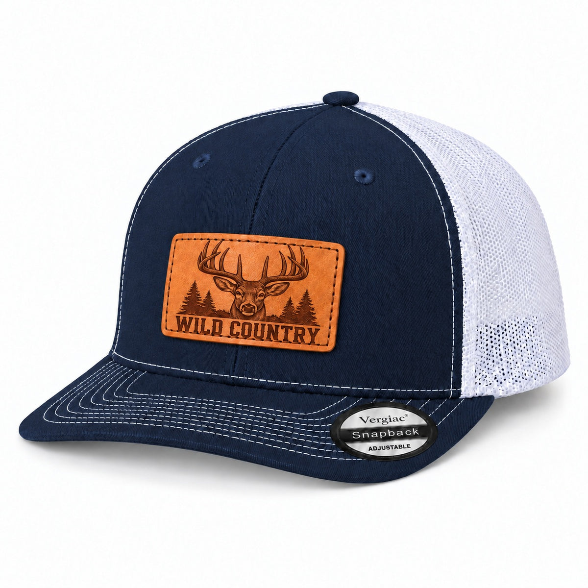 Wild Country Leather Patch Trucker Hat