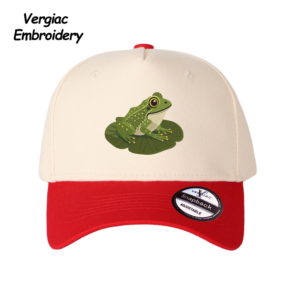 Frog Embroidered Trucker Hat