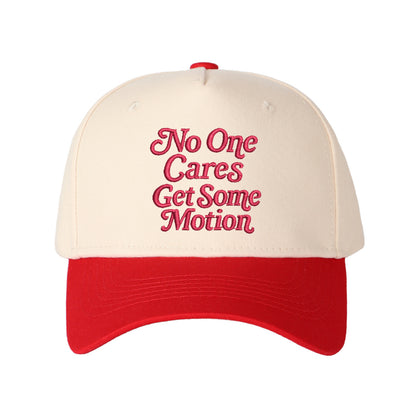 No One Cares Get Some Metion Embroidered Trucker Hat