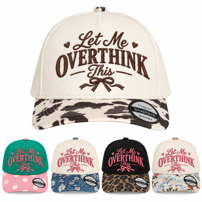 Let Me Overthink This Heart 5-Panel Trucker Hat