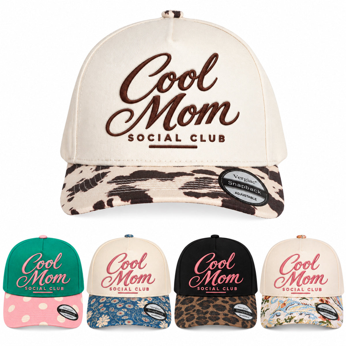 Cool Mom Social Club 5-Panel Trucker Hat