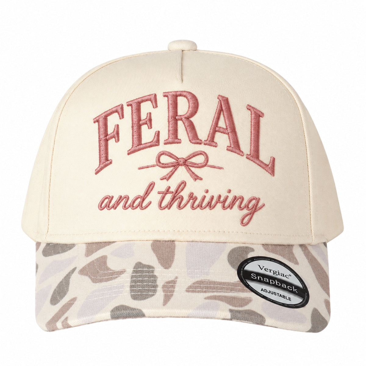 Feral And Thriving 5-Panel Trucker Hat