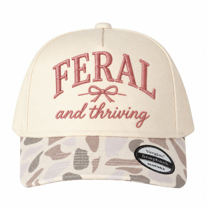 Feral And Thriving 5-Panel Trucker Hat