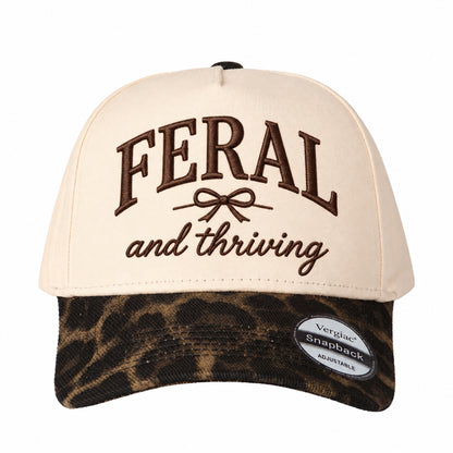 Feral And Thriving 5-Panel Trucker Hat