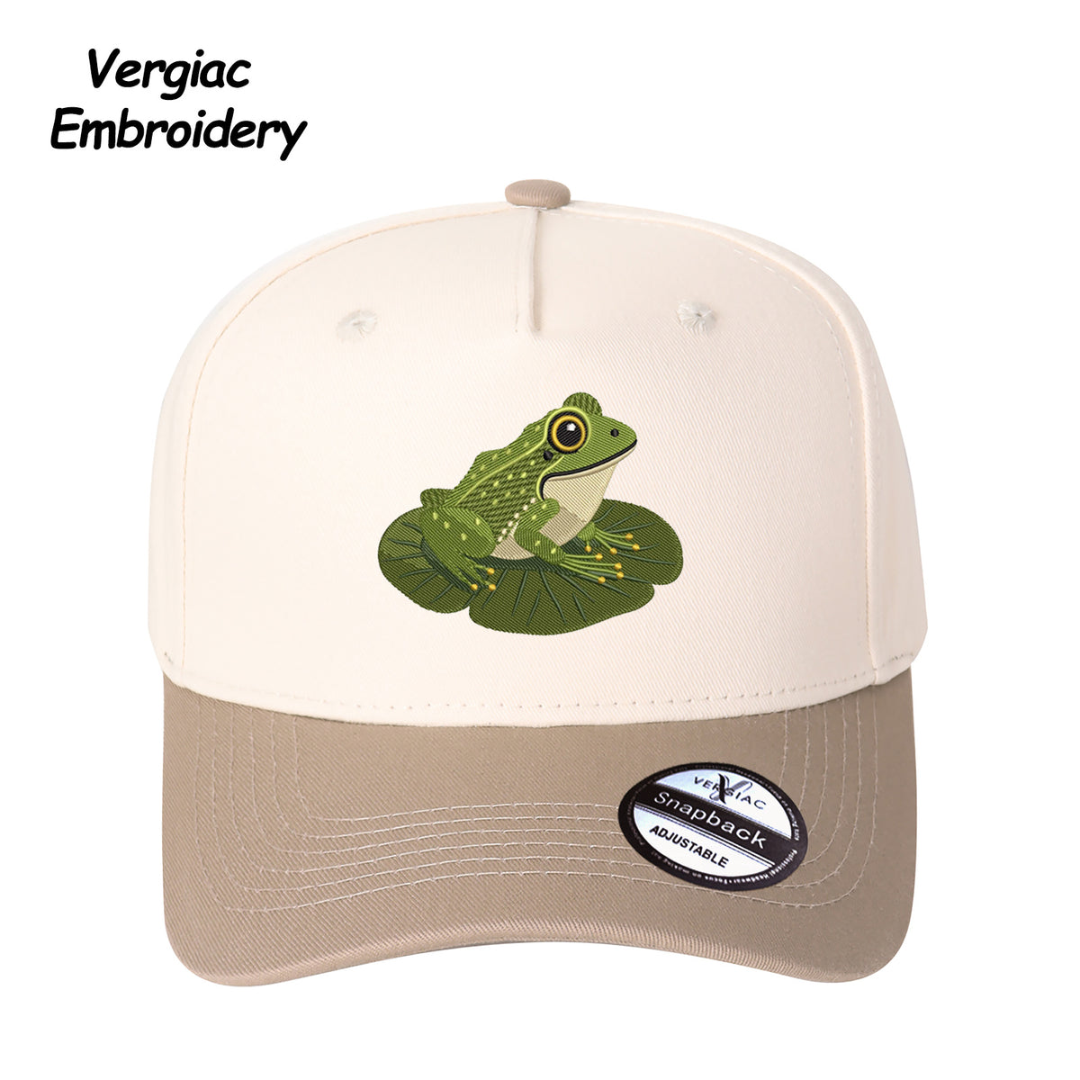 Frog Embroidered Trucker Hat