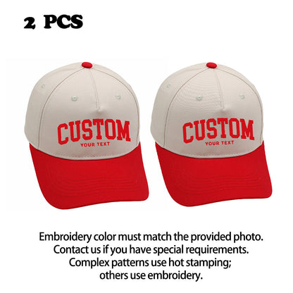 Custom Embroidered Trucker Hats (2-Pack)