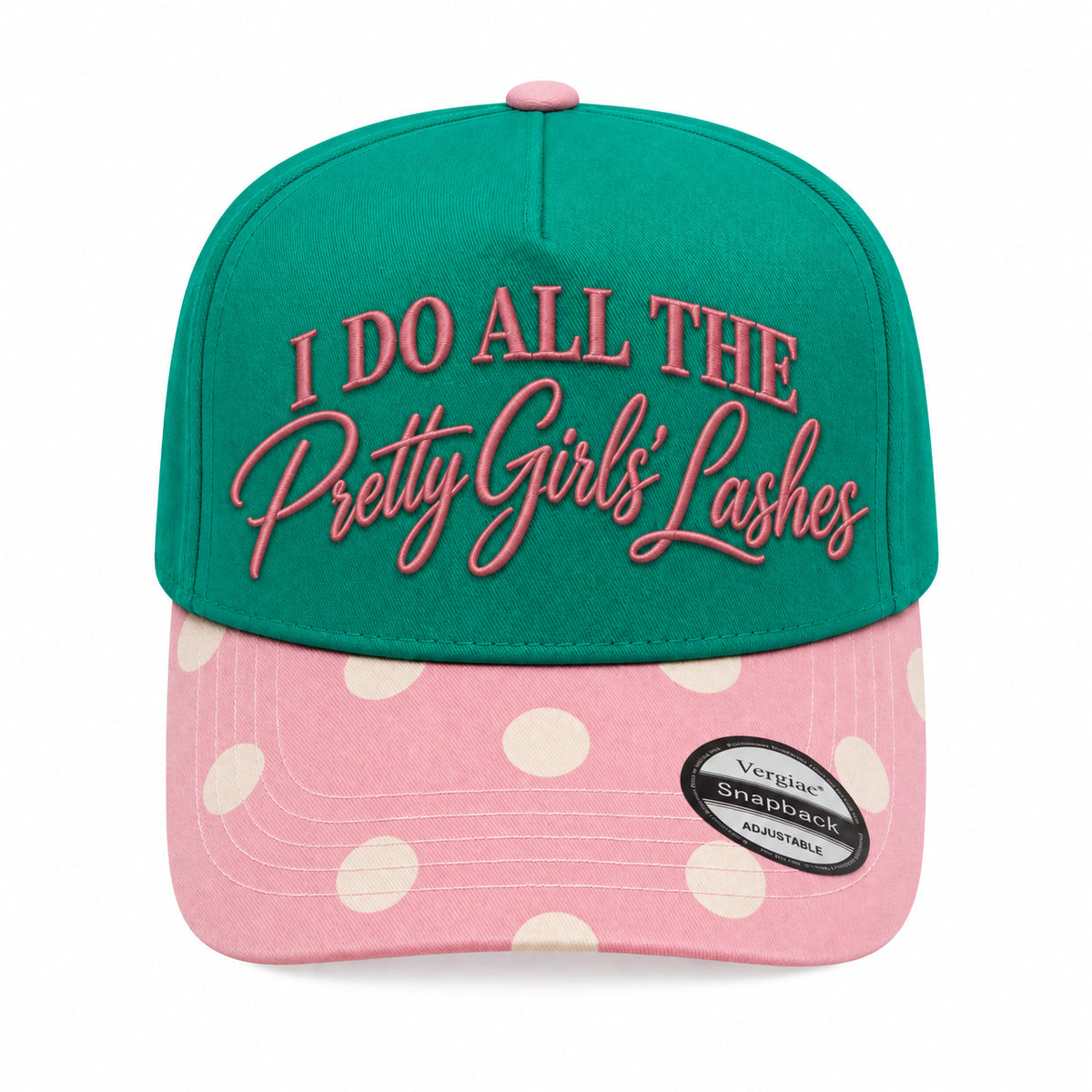 I Do All The Pretty Girls Lashes 5-Panel Trucker Hat