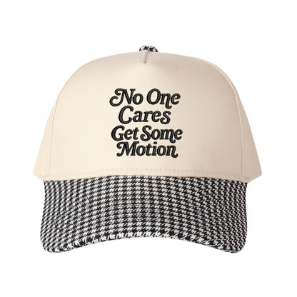 No One Cares Get Some Metion Embroidered Trucker Hat