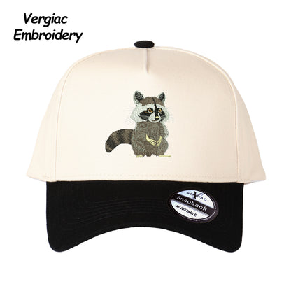 Raccoon Embroidered Trucker Hat