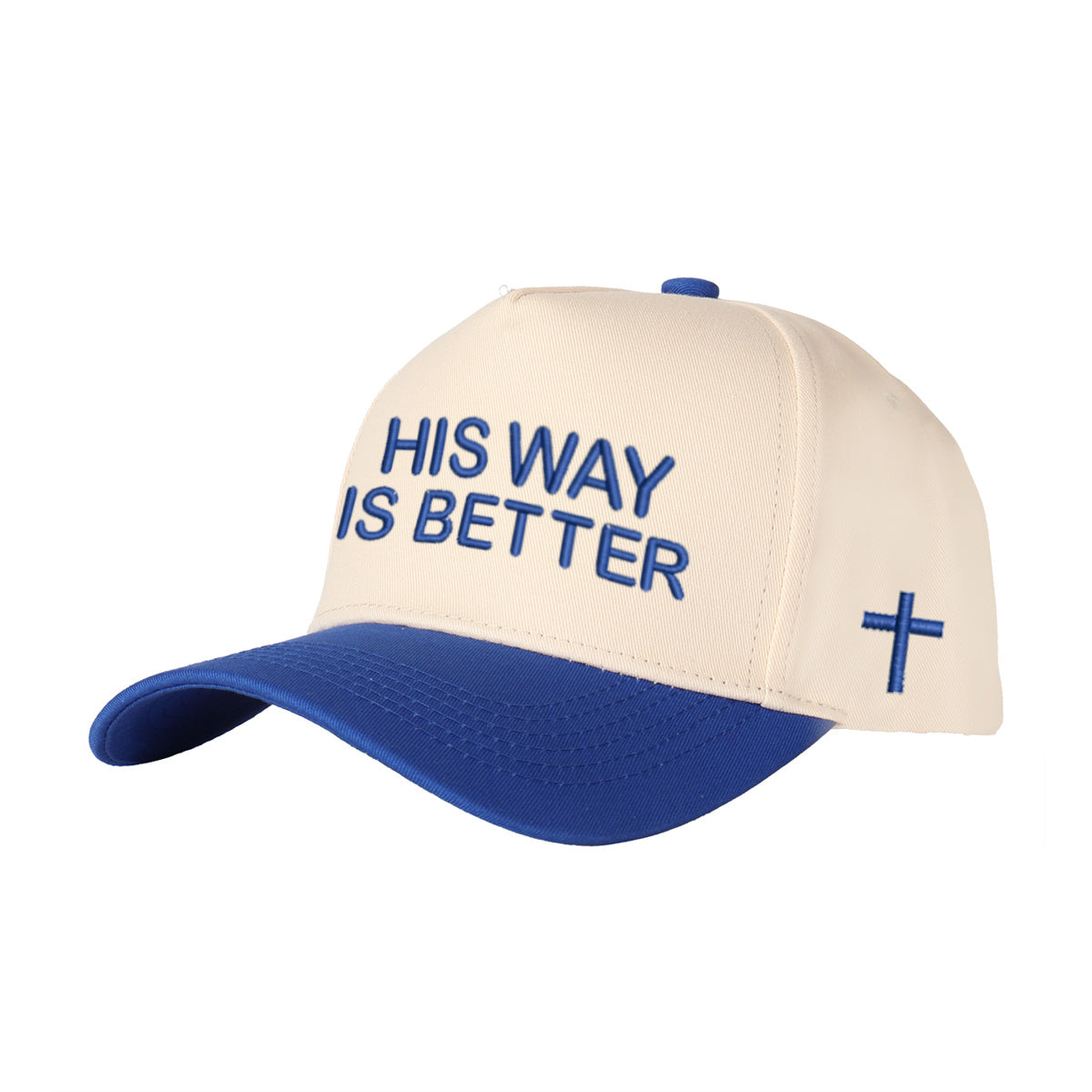 His Way Is Better Embroidered Trucker Hat