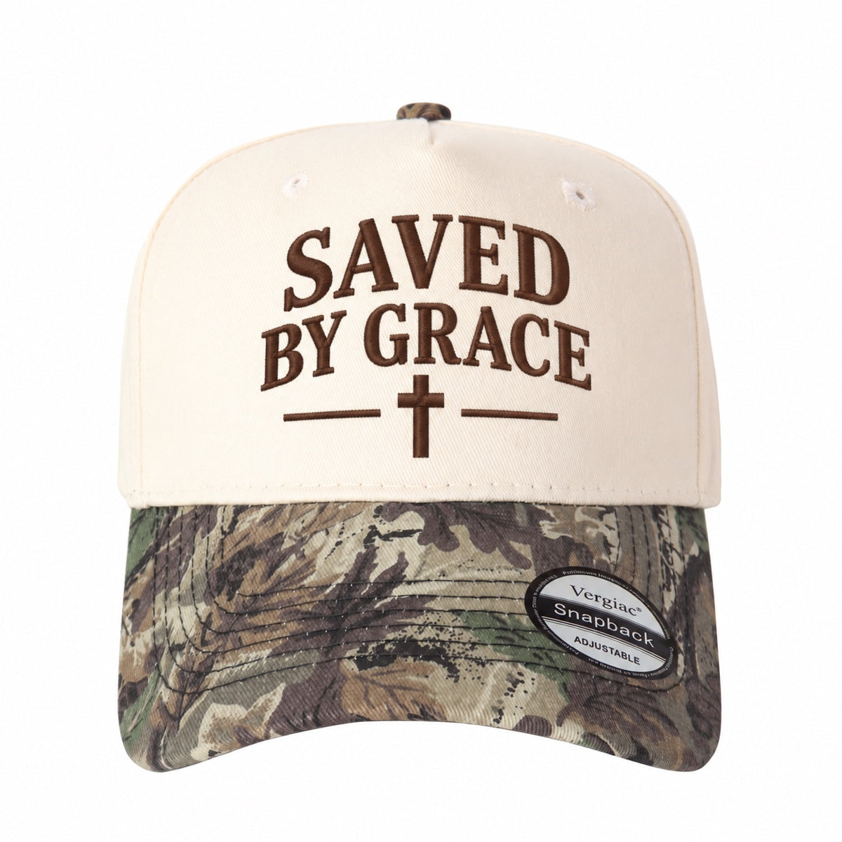 Saved By Grace 5-Panel Trucker Hat