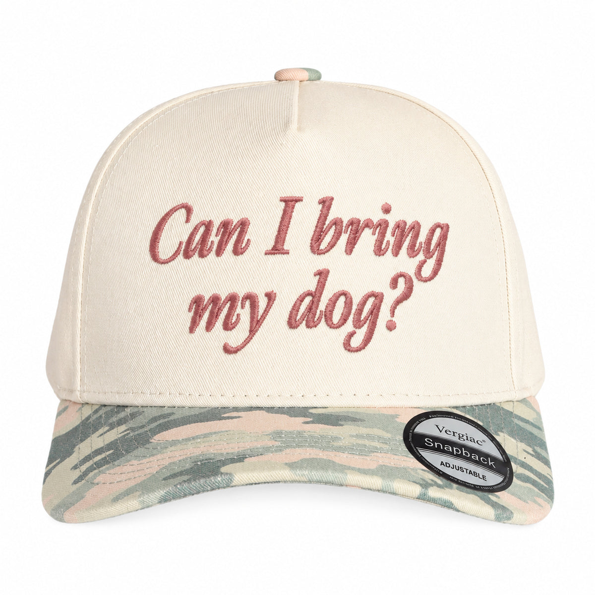 Can I Bring My Dog Pet-themed 5-Panel Trucker Hat