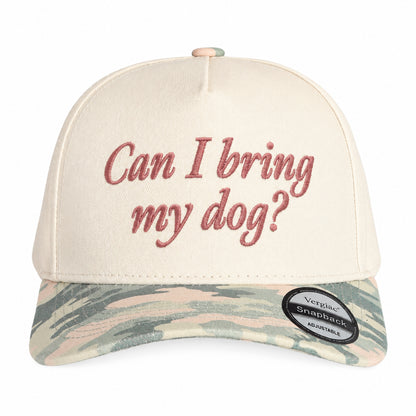 Can I Bring My Dog Pet-themed 5-Panel Trucker Hat