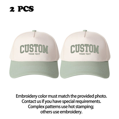 Custom Embroidered Trucker Hats (2-Pack)