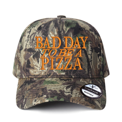 Bad Day to Be a Pizza Embroidered Trucker Hat