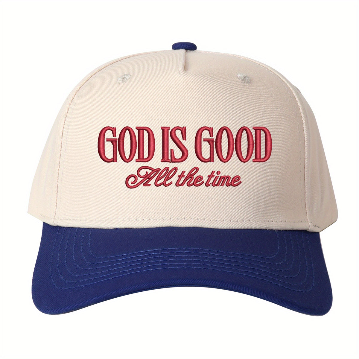 God Is Good All the Time Embroidered Trucker Hat