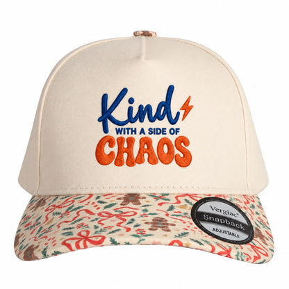 5-Panel Embroidered Cotton Trucker Hat with Printed Brim and Structured Front, Adjustable Unisex Baseball Cap, 1 Piece
