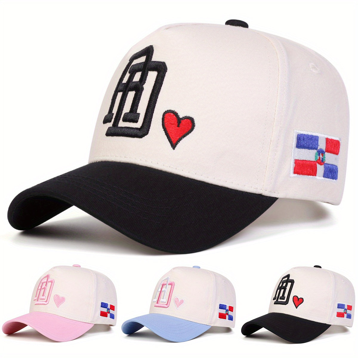 RD Letter Women's 5-Panel Baseball Cap